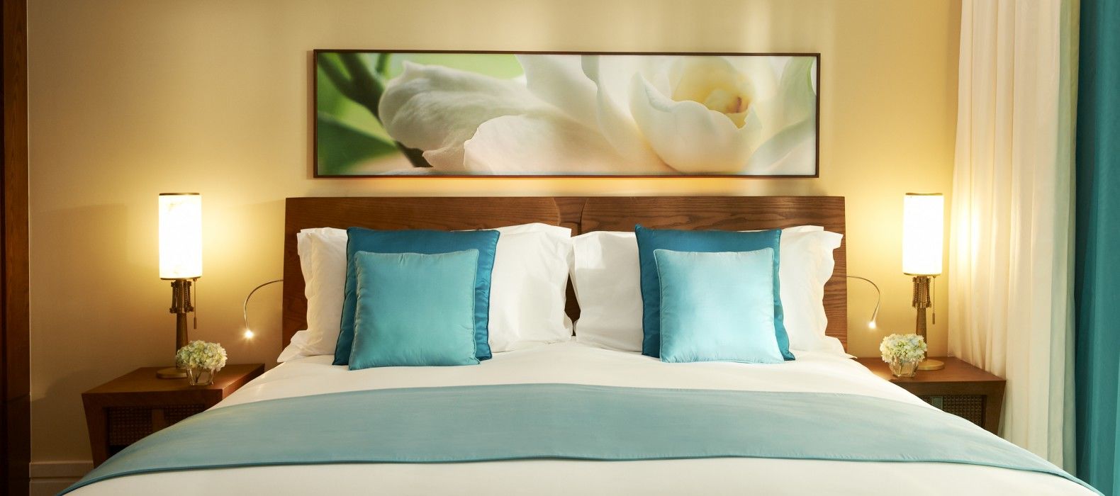 Sofitel Dubai Palm Apartments Exterior foto A bedroom at the hotel
